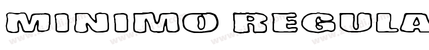 Minimo Regular字体转换